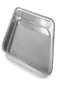 ASSADEIRA EXTRA ALTA TAMANHO 1 ALUMÍNIO POLIDO GROSSO DE 27 CM