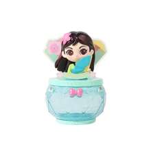 Miniso Disney Princess Series Ornamant,Fantasy Flower Gift Theme Jewelry Boxes For Ages 14+,Room Decor,Home Decor - Multicolor - View 9