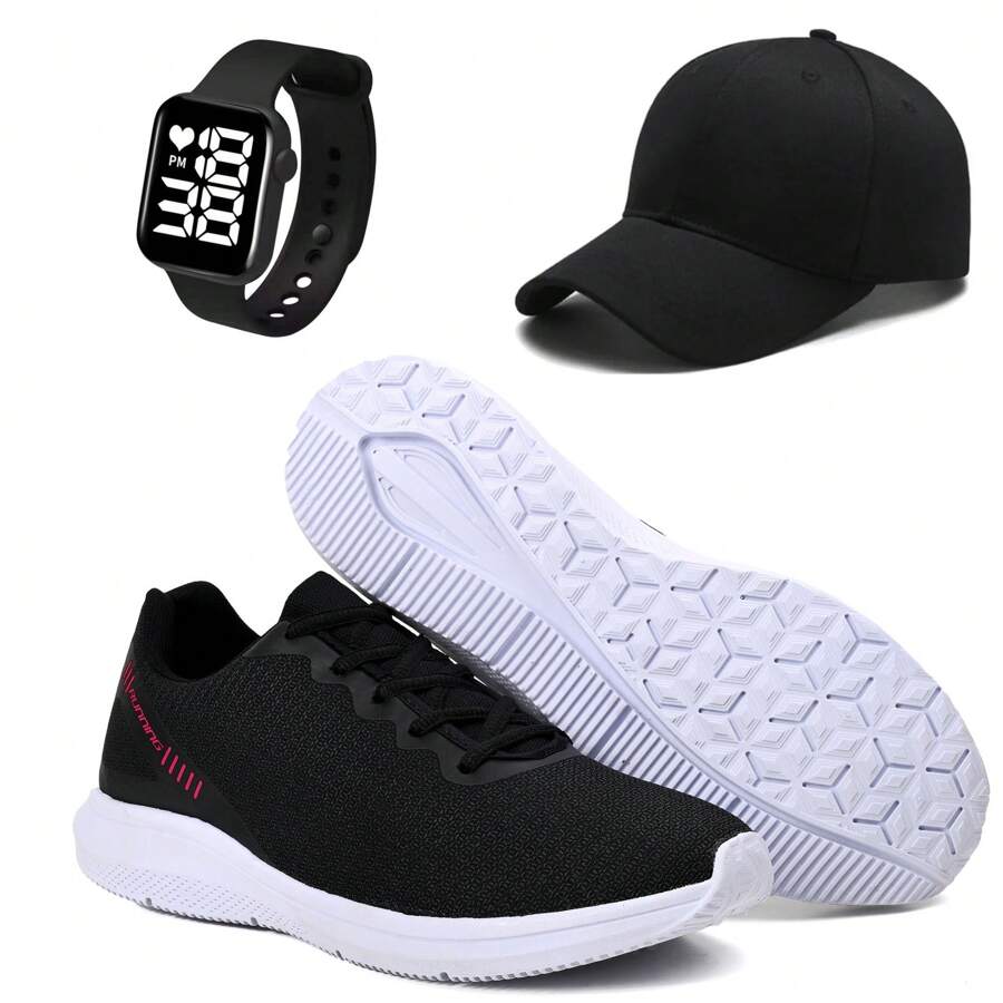 Uzze Sport Women Sports Shoes - 玫紅色 - 查看 1