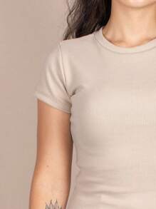 Women T-Shirts - Beis - Ver 3