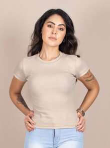 Women T-Shirts - Beis - Ver 1