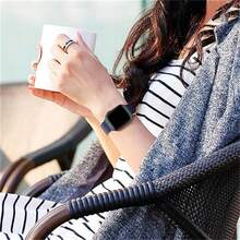 6 条装运动尼龙表带，兼容 Apple Watch 44 毫米 45 毫米 42 毫米 49 毫米 38 毫米 40 毫米 41 毫米，可调节透气男女编织表带，兼容 9/8/7/6/5/4/3/2/1 SE Ultra 系列，Apple Watch 表带，Apple Watch 表带，Apple Watch 表壳 - 黑色+暗綠+白色+寶藍橘+砂粉+淺灰 - 查看 3