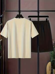 Men T-Shirts - 米色 - 查看 2