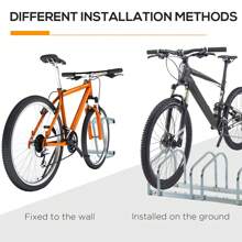 HOMCOM Bike Racks & Holders - Silver - View 9