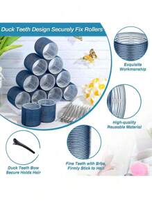 24 件套巨型卷发器套装，包含 12 个巨型大号卷发器和 12 个发夹，适用于中长发（黑色）。这款卷发器套装包含卷发器、免加热卷发器、美发产品及配件，适用于理发店、美容院、返校季、旅行度假等场合。它也是女士美发配件的理想之选。套装包含卷发器、免加热卷发器、卷发棒、卷发器、卷发工具、卷发器、卷发扩散器、理发师、理发配件、理发店和美发设备。 - 黑色 - 查看 5