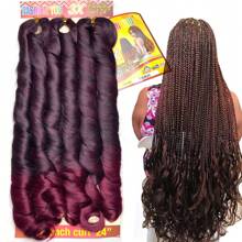 FASHION YOU Synthetic Extensions - Burgund - Zobacz 2