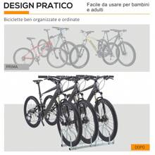 HOMCOM Bike Racks & Holders - Silver - View 7