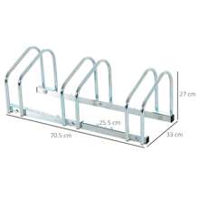 HOMCOM Bike Racks & Holders - Silver - View 2