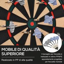 Bersaglio Freccette Elettronico in Plastica con 6 Freccette, Effetti Sonori e Visivi, 44 x 50 x 3.2cm, Nero - nero - Visualizzare 4