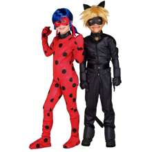 Disfraz Ladybug con Mono, guantes, cubre botas, antifaz, peluca, yo-yo y pendientes talla  6-8 años (My Other Me 231158) ✅ Entrega 24/48h a España (península) - Ver 2