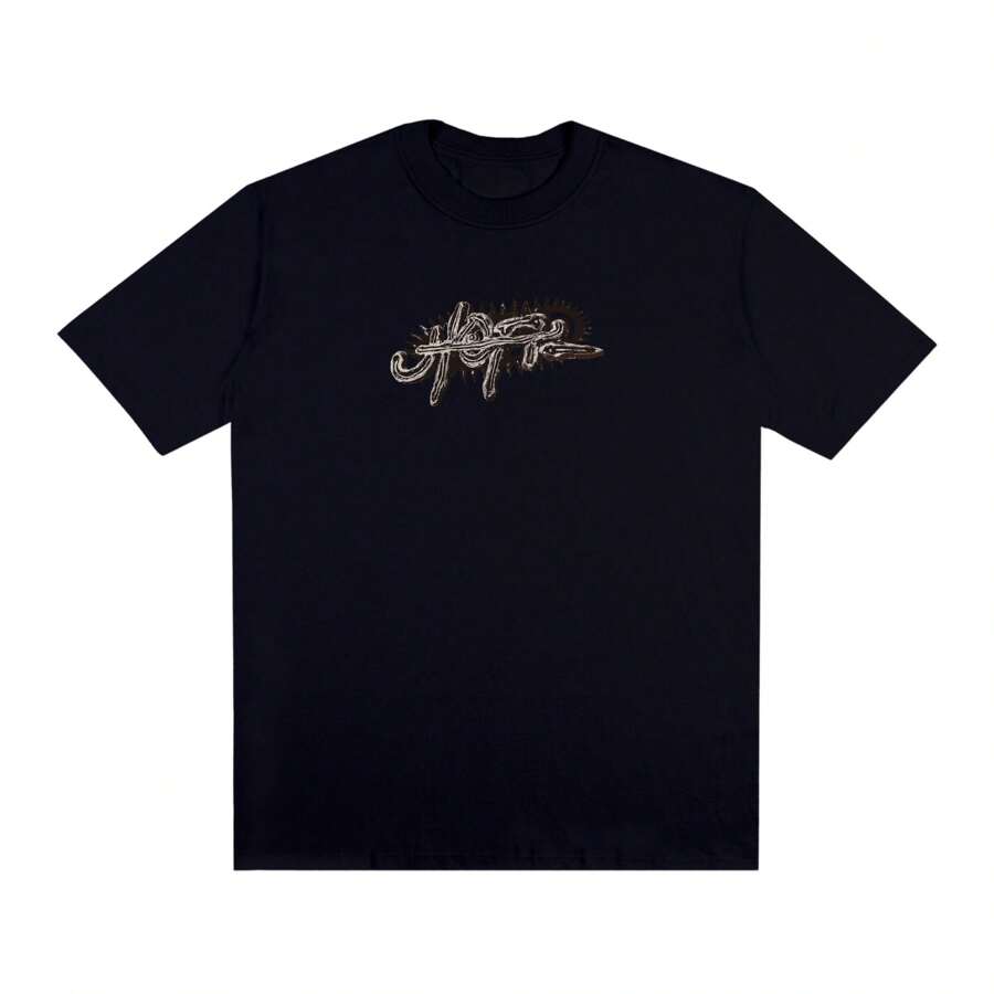 Men T-Shirts - 黑色 - 查看 1