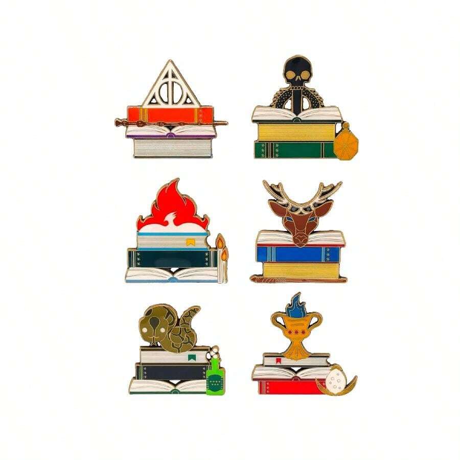 Loungefly WB HP BOOK BLIND PINS Women Brooch 1pc Random Delivery - Multicolor - View 1