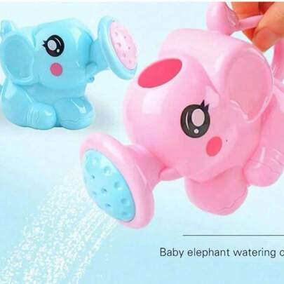 可爱动物洗澡玩具，大象造型淋浴浴缸浴室玩具，儿童幼儿男孩女孩洗澡礼物。2岁以上宝宝洗澡配件玩具，女宝宝洗澡玩具，婴儿玩具，幼儿玩具，洗澡玩具，婴儿洗澡玩具