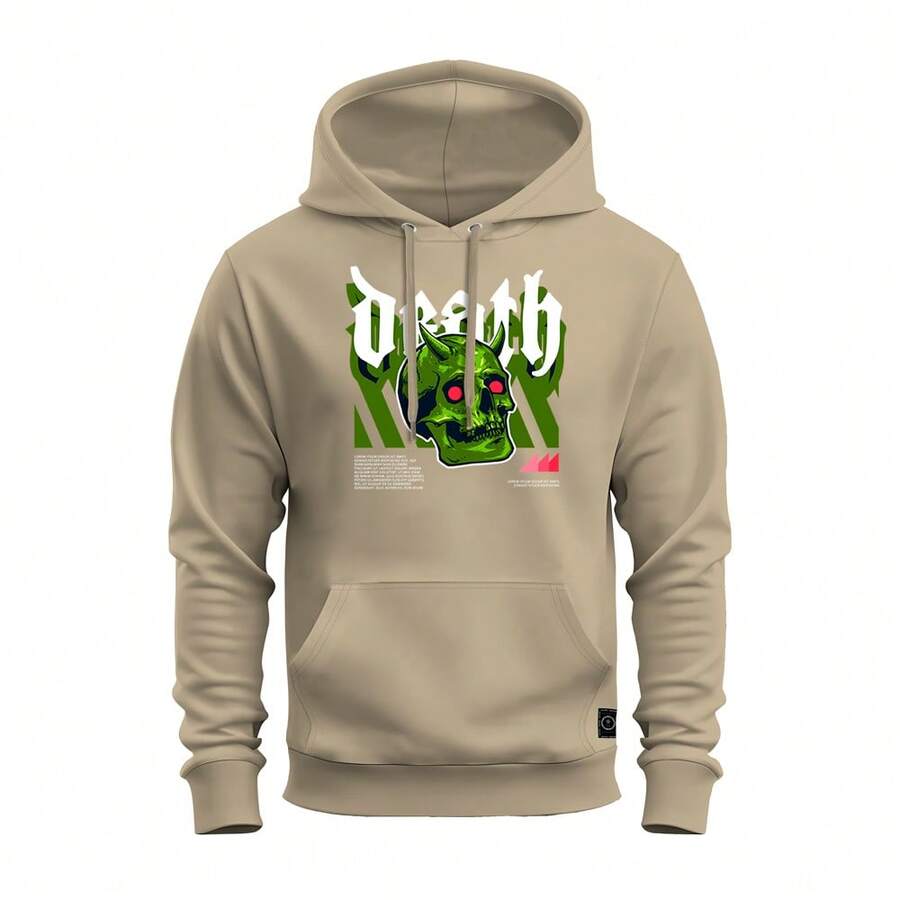 Men Sweatshirts - 米色 - 查看 1