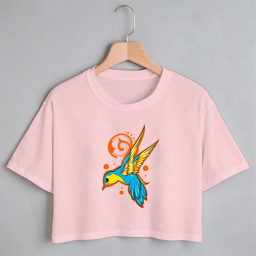 Women T-Shirts - Màu Hồng baby - Xem 1