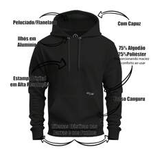Men Sweatshirts - Black - View 3
