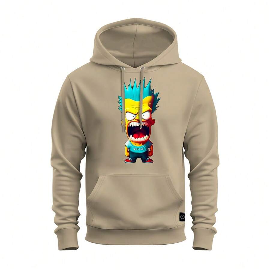 Men Sweatshirts - Màu be - Xem 1
