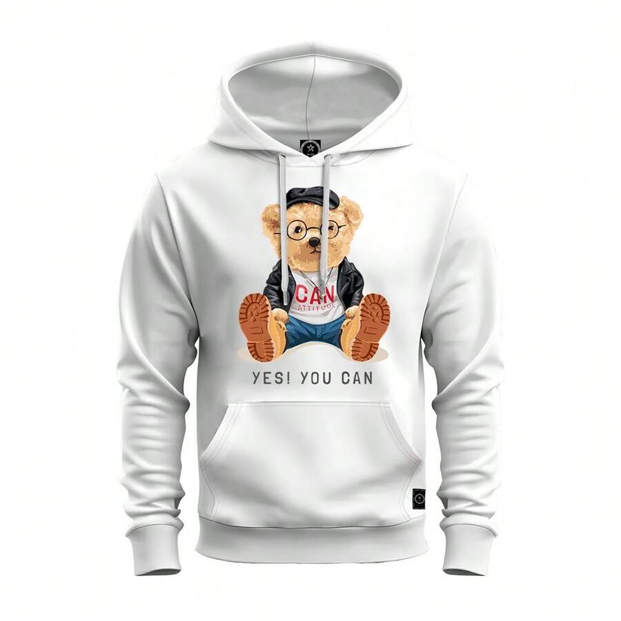 Men Sweatshirts - 白色 - 查看 1