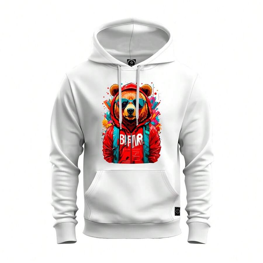 Men Sweatshirts - 白色 - 查看 1