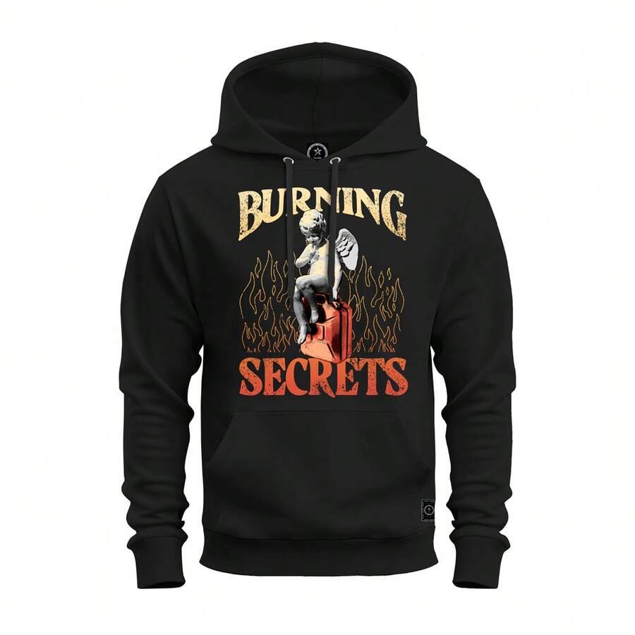 Men Sweatshirts - 黑色 - 查看 1