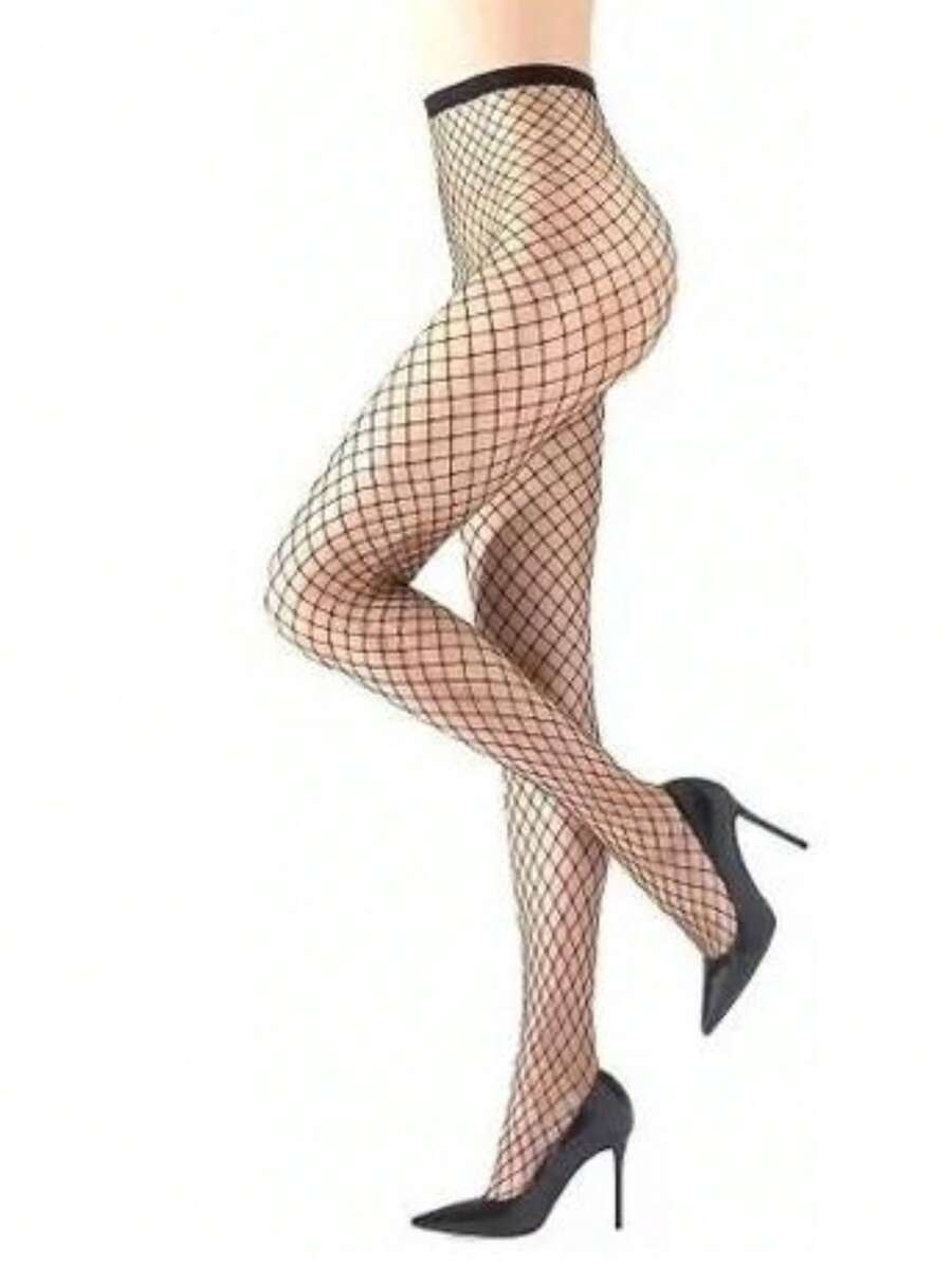 Women Over The Knee Socks - màu đen - Xem 1