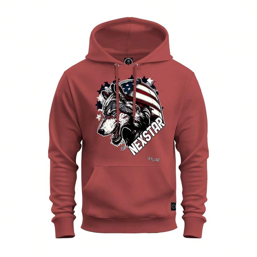 Men Sweatshirts - 紅色 - 查看 1