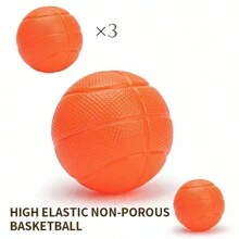 一套婴儿洗澡玩具篮球架，吸盘式浴室篮球架框架，室内迷你篮球架浴缸玩具，适合婴幼儿，含3个篮球