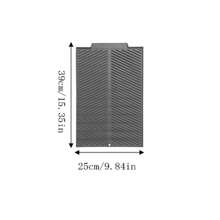 Silicone Dish Drying Mat, Multi-Function Drain Rack Holder For Kitchen Utensils, Cups, Water Tap, Soap Sponge - Grey - View 14