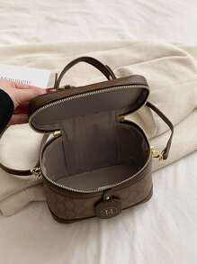 Women's Autumn Winter New PU Large Capacity Simple Fashion Bucket Bag Shoulder Bag Crossbody Bag - Multicolor - View 4