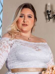 Women Plus Wedding Dresses - Blanco - Ver 2