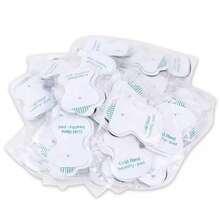 50 Pads Electrodos Parches Para Electroestimulador Tens Ems - Blanco - Ver 6