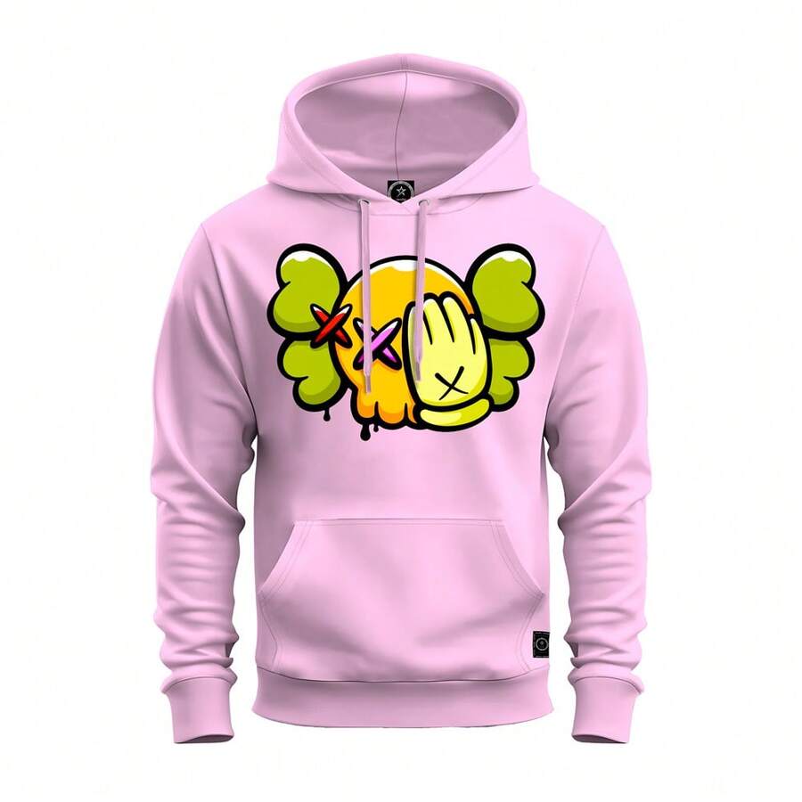 Men Sweatshirts - 淺粉色 - 查看 1