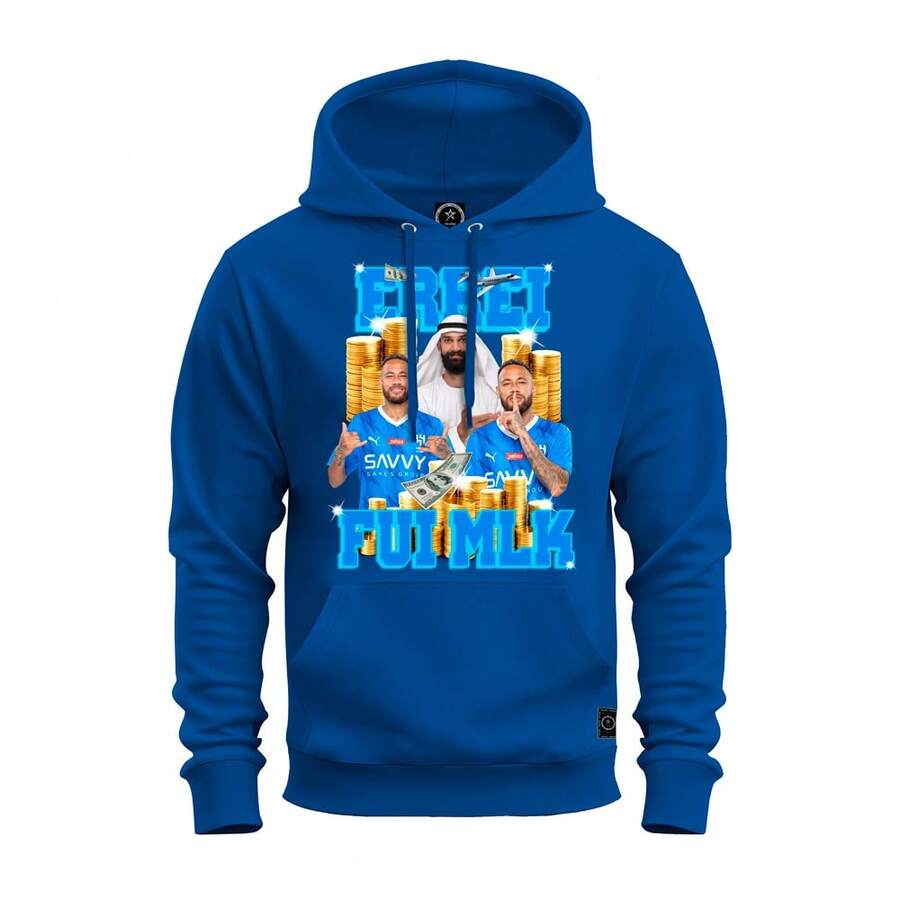 Men Sweatshirts - 藍色 - 查看 1