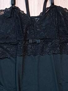 Women Nightgowns & Sleepshirts - 黑色 - 查看 2