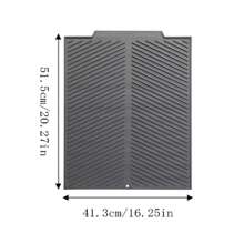 Silicone Dish Drying Mat, Multi-Function Drain Rack Holder For Kitchen Utensils, Cups, Water Tap, Soap Sponge - Grey - View 15