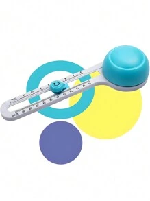 Cortador de Papel para Círculos, Guillotina de Corte Redondo - Multicolor - Ver 1