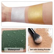 UCANBE Face Body Paint Stick, Makeup Eye Black Sticks For Sports, Foundation Face Painting Kit For HalloweenSpecial Effects Cosplay SFX Costume Stage - Vàng - Xem 3