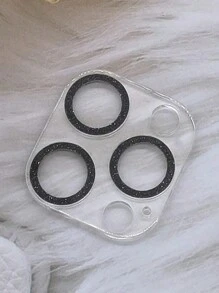1 Pc Glitter Phone Camera Protector, Lens Sticker With Glitter Lens Film, One-Piece Lens Protection Film,