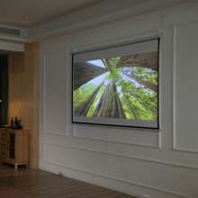 HOMCOM Projection Screens - Black and White - View 2