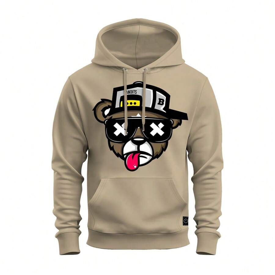 Men Sweatshirts - 米色 - 查看 1