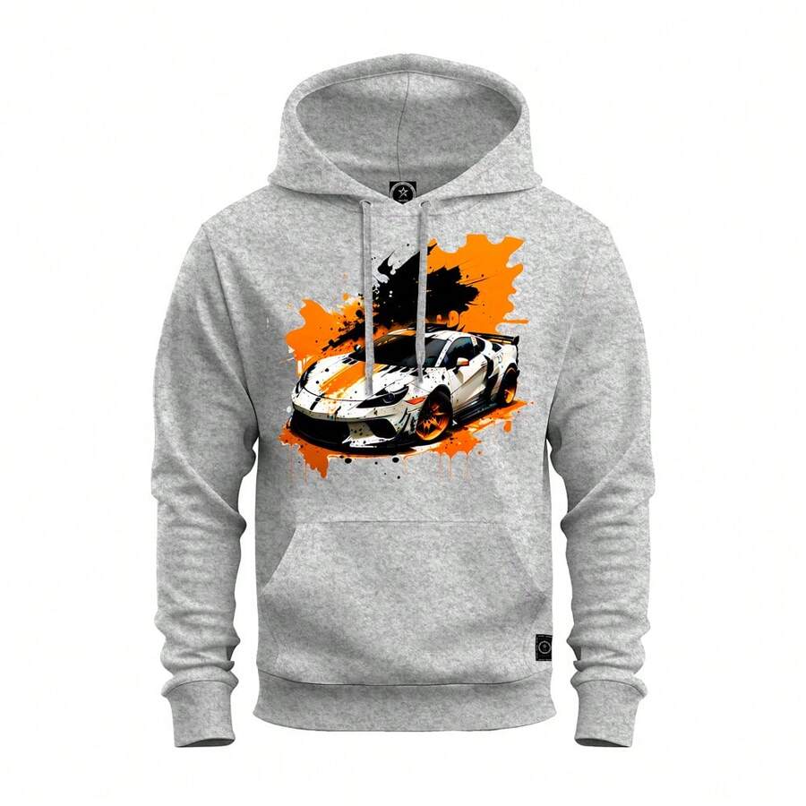 Men Sweatshirts - 灰色 - 查看 1