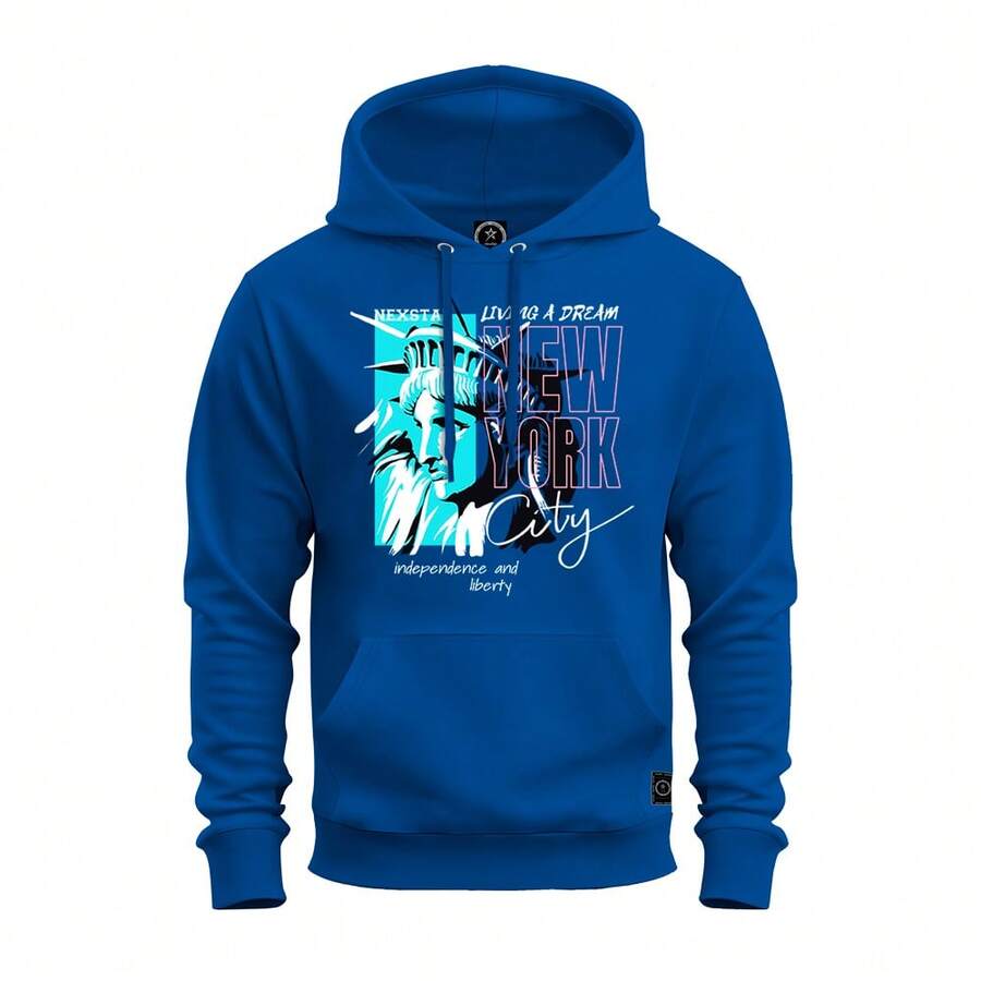 Men Sweatshirts - Màu xanh lam - Xem 1