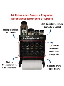 Spice Racks - Noir - Voir 2