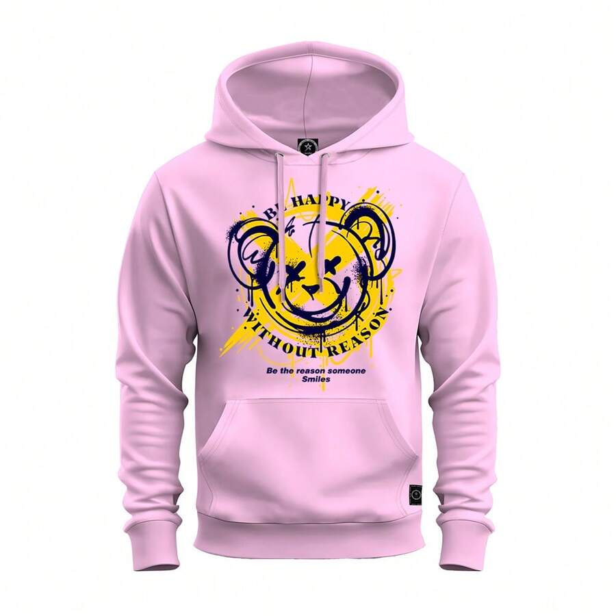 Men Sweatshirts - 淺粉色 - 查看 1