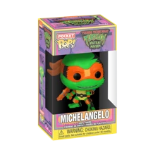 Funko Cartoon TMNT Printed Men's Crewneck T-Shirts And Pocket Pop Figure Toy - Multicolor - View 4