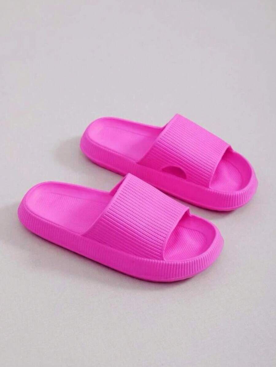 Women Flip-Flops - 玫紅色 - 查看 1