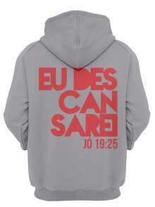 Men Hoodies - 灰色 - 查看 2