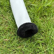 高尔夫指示杆套 方向指示杆套 PU皮革定位杆练习棒球杆保护帽 - 白色 - 查看 2