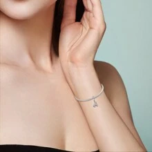 925 Sterling Silber Bunter Riemenscheibe Charme Anhänger Für Frauen Armband Halskette Diy Perlen Hänge Schmuck Party Geburtstagsgeschenk