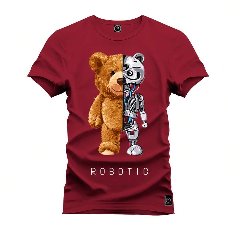 Men T-Shirts - 紅色 - 查看 1